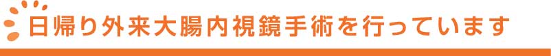 大腸内視鏡検査について